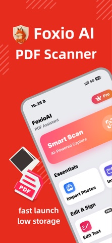 FoxioAI-PDF scanner edit&sign Screenshot 1 of 6