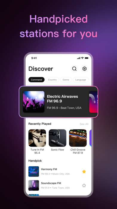 FM Radio: Music, Sports & News Screenshot