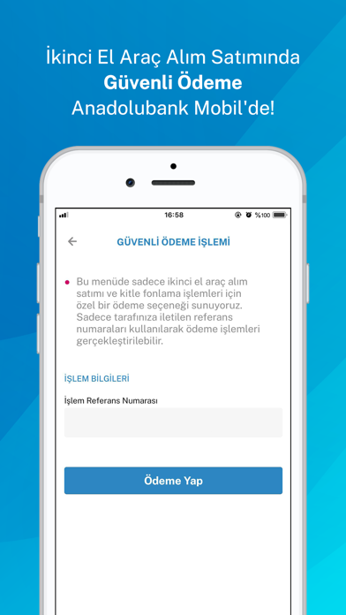 Screenshot #1 pour Anadolubank Mobil