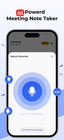 AI Meeting Audio Note Taker Screenshot 1 of 7