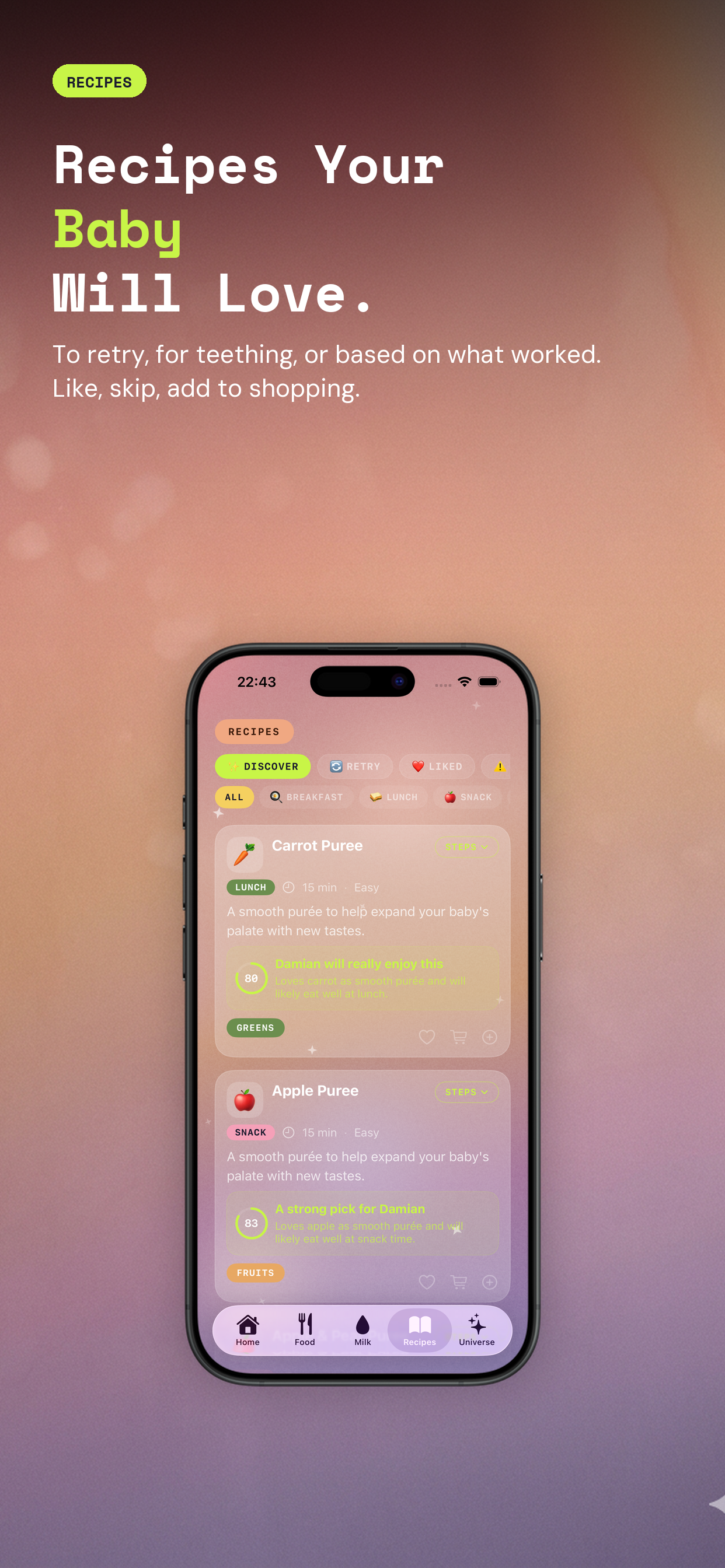 TinyTaste: Baby Nutrition