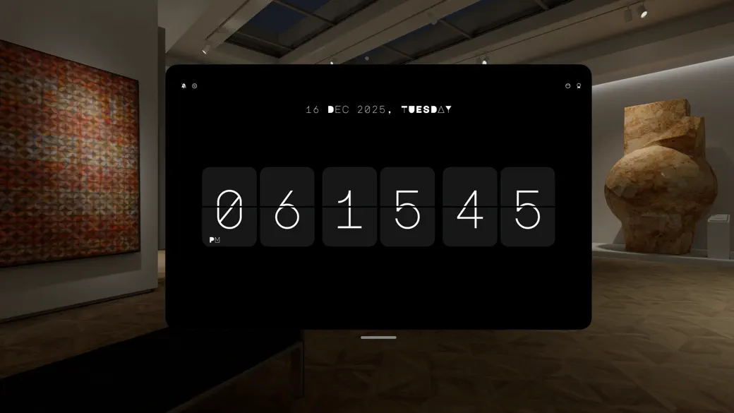 Flip Clock - Spatial Clock screenshot 6