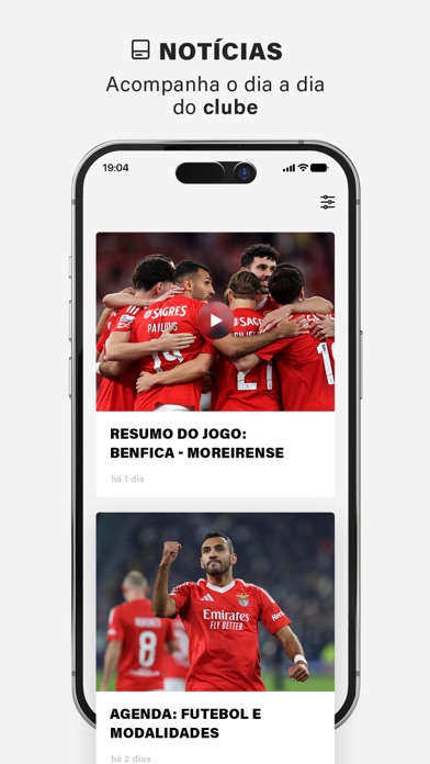 SL Benfica Official App Screenshot