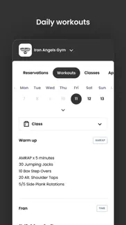 iron angels gym iphone screenshot 4