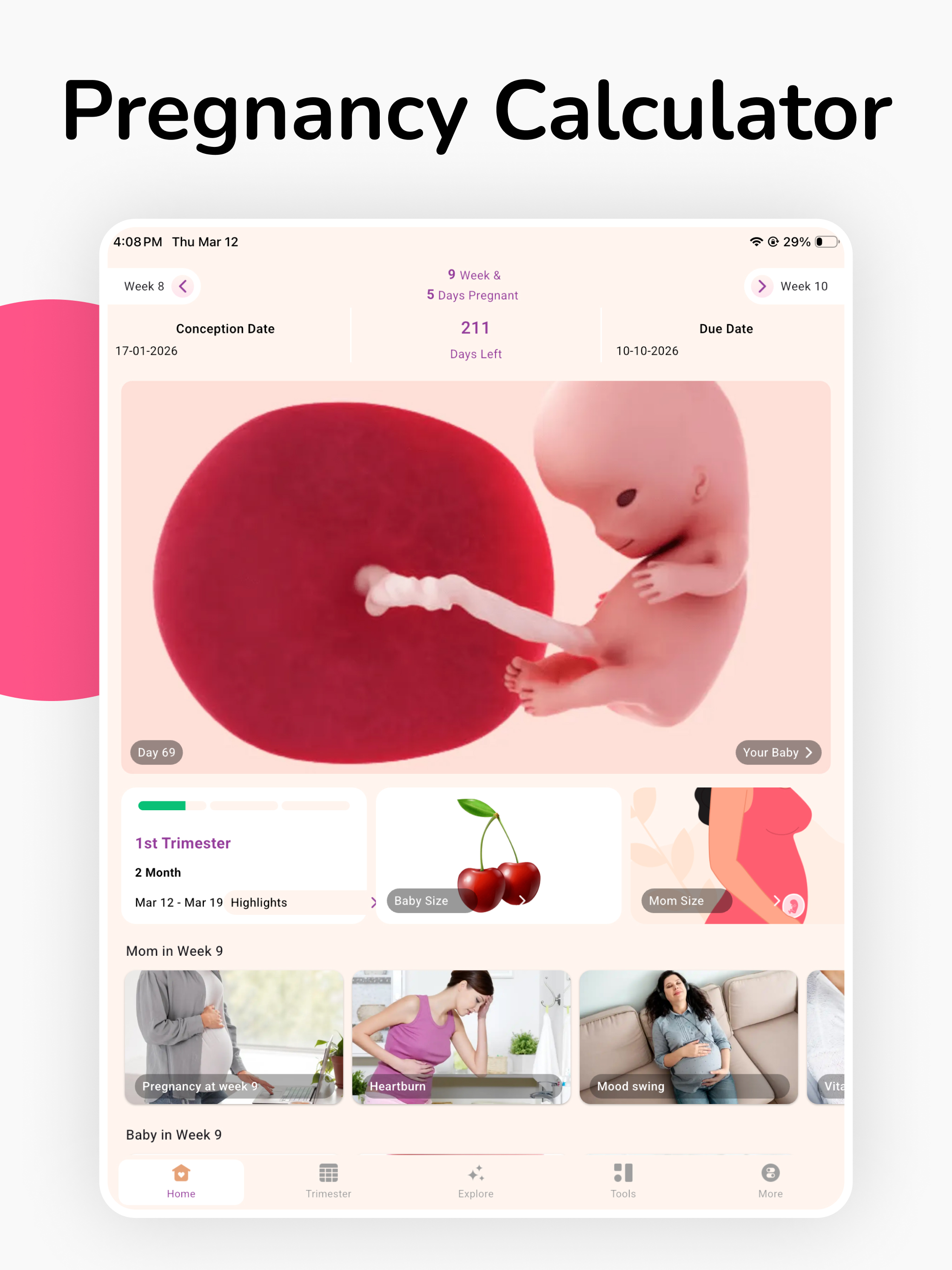 Pregnancy Tracker Week by Week screenshot 8