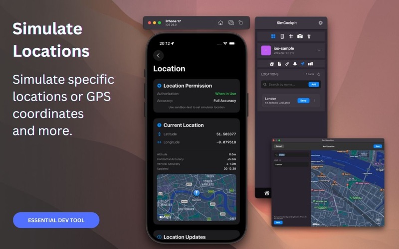 SimCockpit for Xcode screenshot