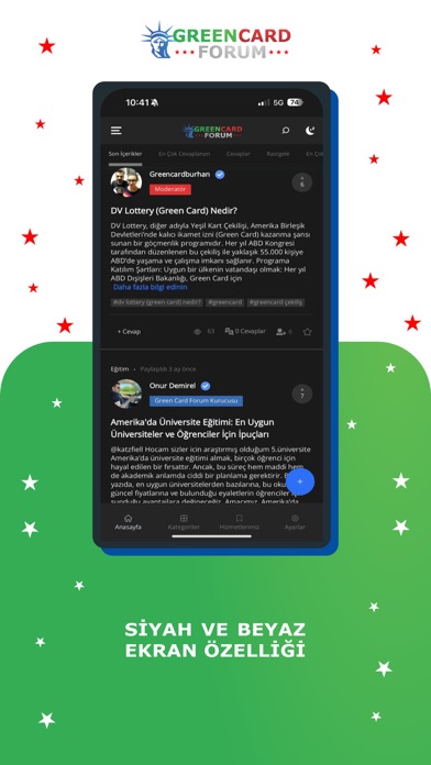 Green Card Forum iPhone screenshot 2 - Social Networking app