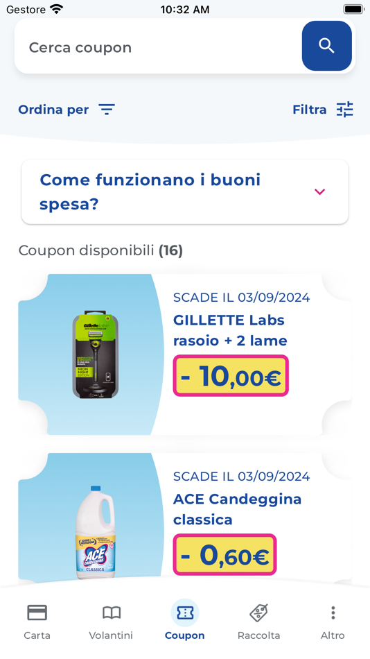 #8. Carta Club Acqua & Sapone (iOS) By: Gruppo SDA Srl - Servizi Distribuzione Associati