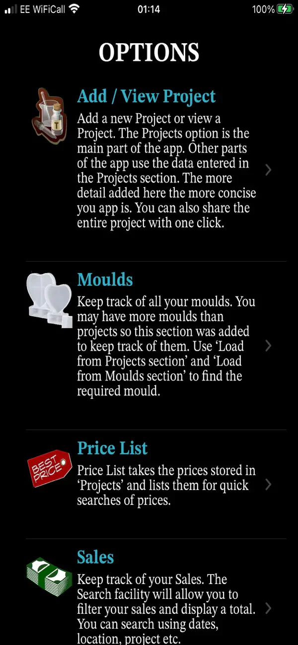 Screenshot #3 pour Epoxy Resin Database