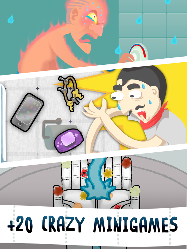 ‎Toilet Time: Crazy Mini Games Screenshot