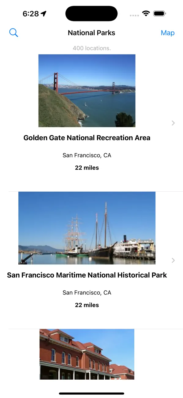 Screenshot #1 pour National Park Finder