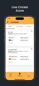 Live Cricket Score - Cricket screenshot #1 for iPhone