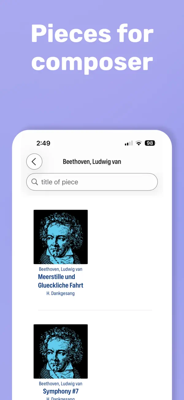 Screenshot #2 pour ClassicalPlayer