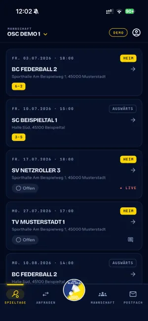 OSC BG Essen-Werden e.V. App screenshot 1