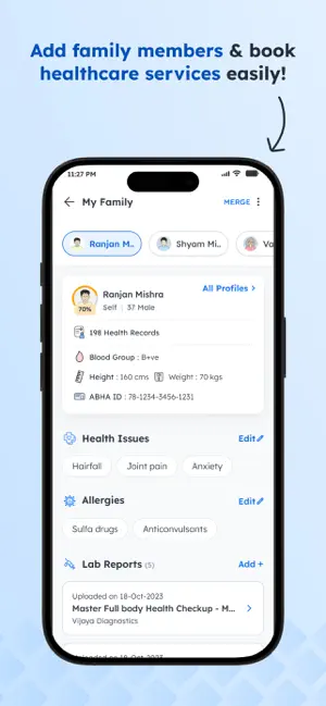 MediBuddy-Dr Labs Meds ABHA iPhone screenshot 6