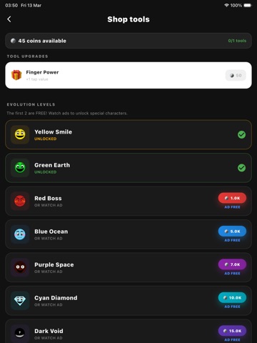 Fun Clicker Pro : Tap Tap it! iPad screenshot
