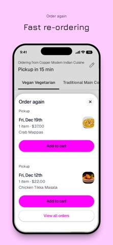 Copper Modern Indian Cuisine iPhone screenshot