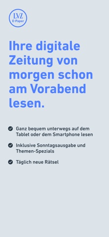 LVZ E-Paper: News aus Leipzig iPhone screenshot 1