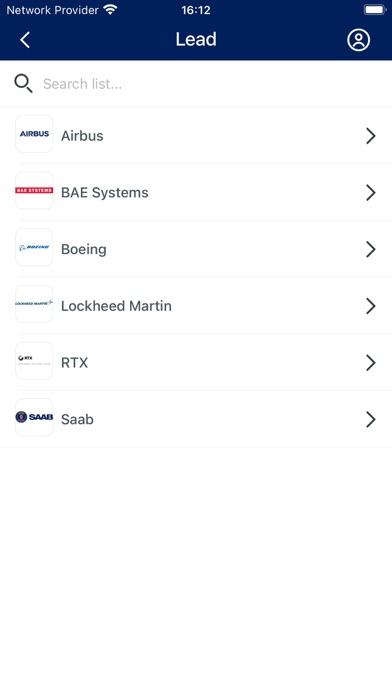 IISS Events app screenshot 2