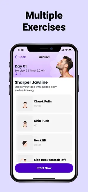 Jawline Exercises & Mewing screenshot 4