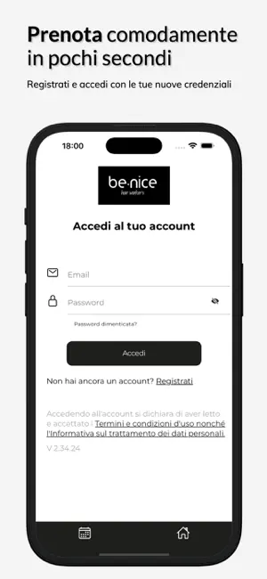 BE NICE PARRUCCHIERI screenshot 1