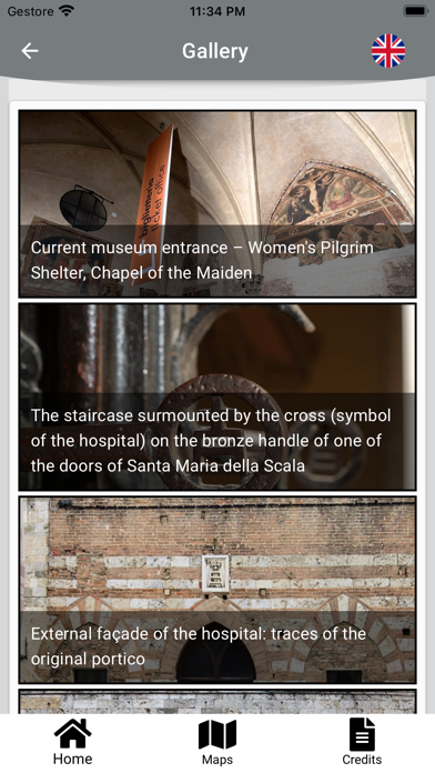 Siena SMS Audioguide Screenshot