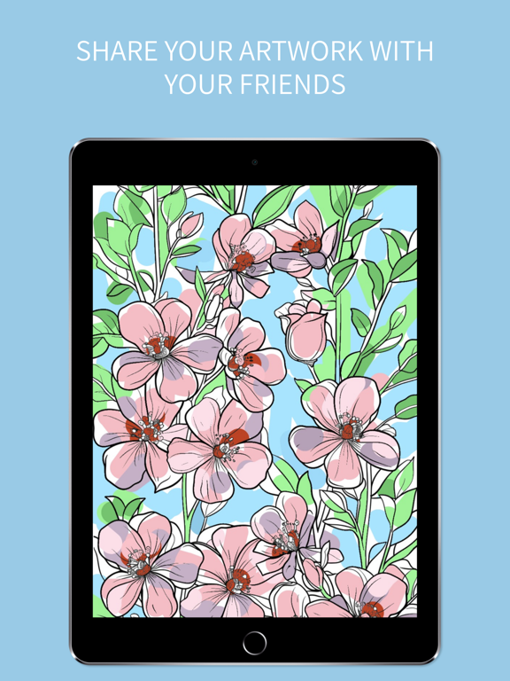 Color: Adult Coloring Book iPad screenshot