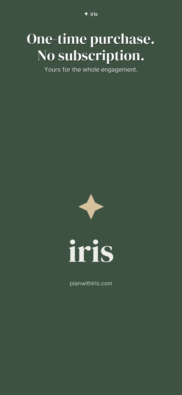 Plan with Iris–Wedding Planner iphone screenshot 4