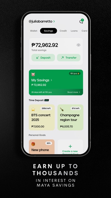 Maya – savings, loans, cards Screenshot