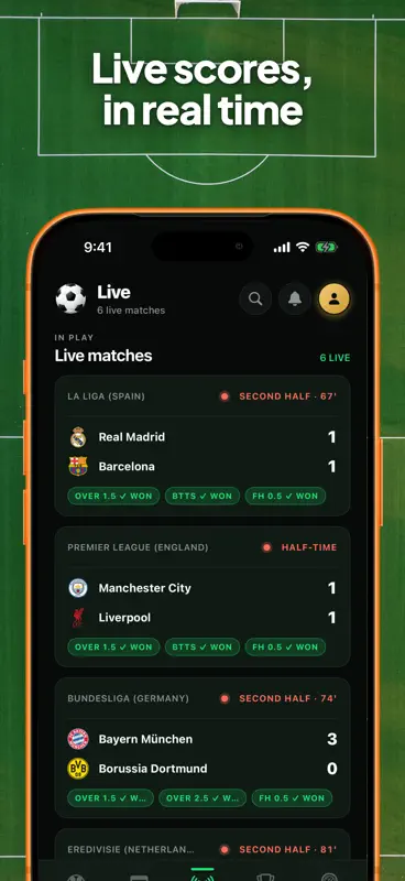 Goalii - Football Predictions screenshot 4 of 10