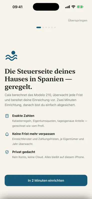Cala: Modelo 210 Spain Tax screenshot 1 of 6
