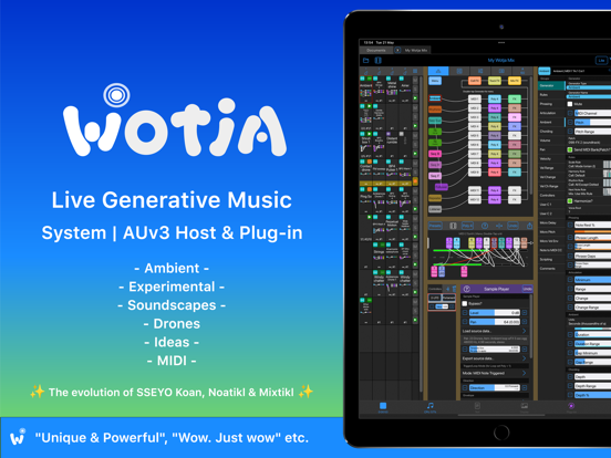 Screenshot #4 pour Wotja: Live Generative Music