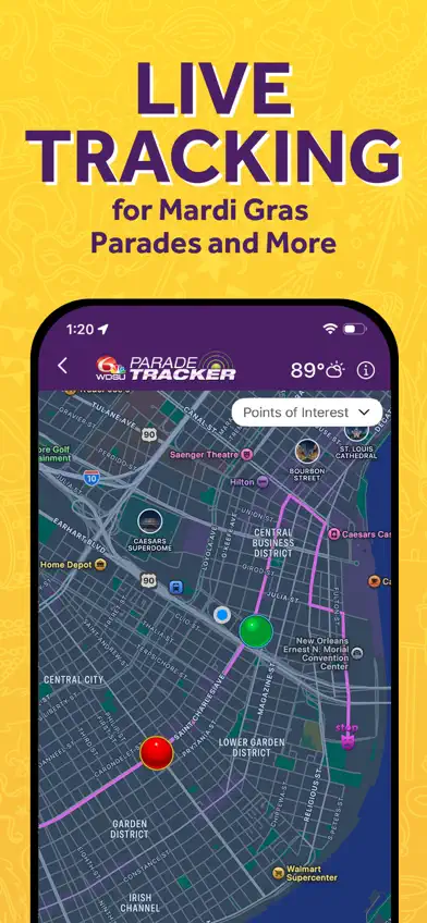 WDSU Parade Tracker screenshot 2