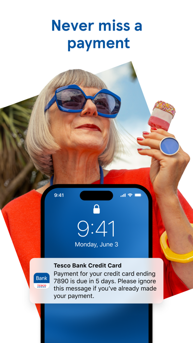 Tesco Bank and Clubcard Pay+ Screenshot