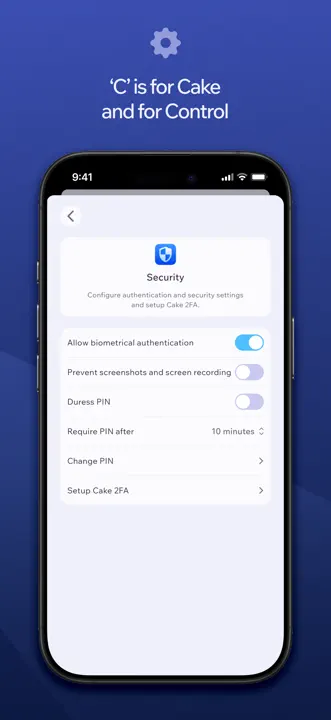 Cake Wallet : capture d’écran 5 sur 5