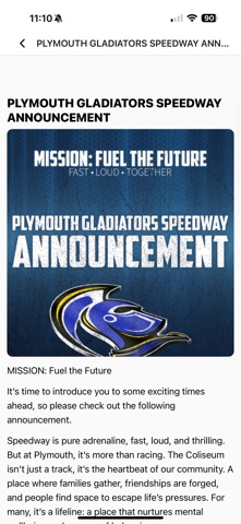 Plymouth OBM Gladiators screenshot