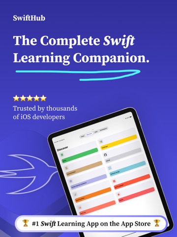 SwiftHub: Learn, Build & Hire iPad screenshot