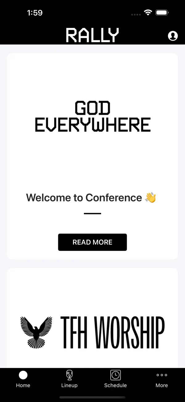 Screenshot #1 pour Rally Youth Conference