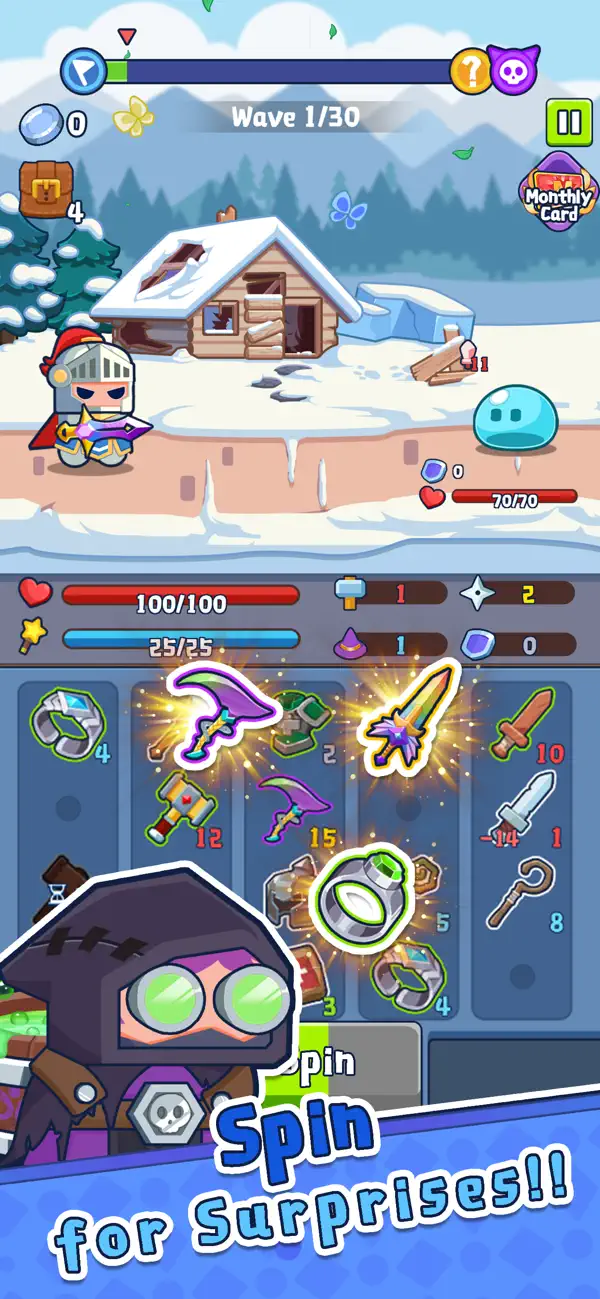 Spin Go - Lucky Hero iOS Mod IPA screenshot 2 - iOS game interface
