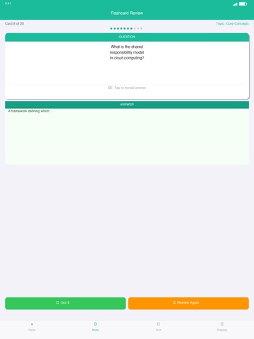 SC-400 Info Protection Admin iPad screenshot