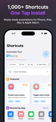 Shortcuts Library Screenshot 1 of 10