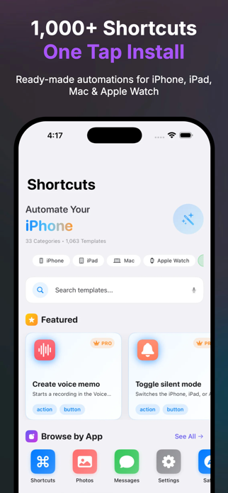 Shortcuts Library Screenshot 1 of 10