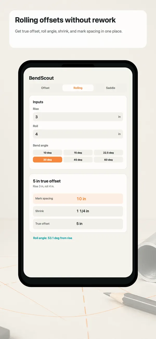 Screenshot #2 pour BendScout Conduit