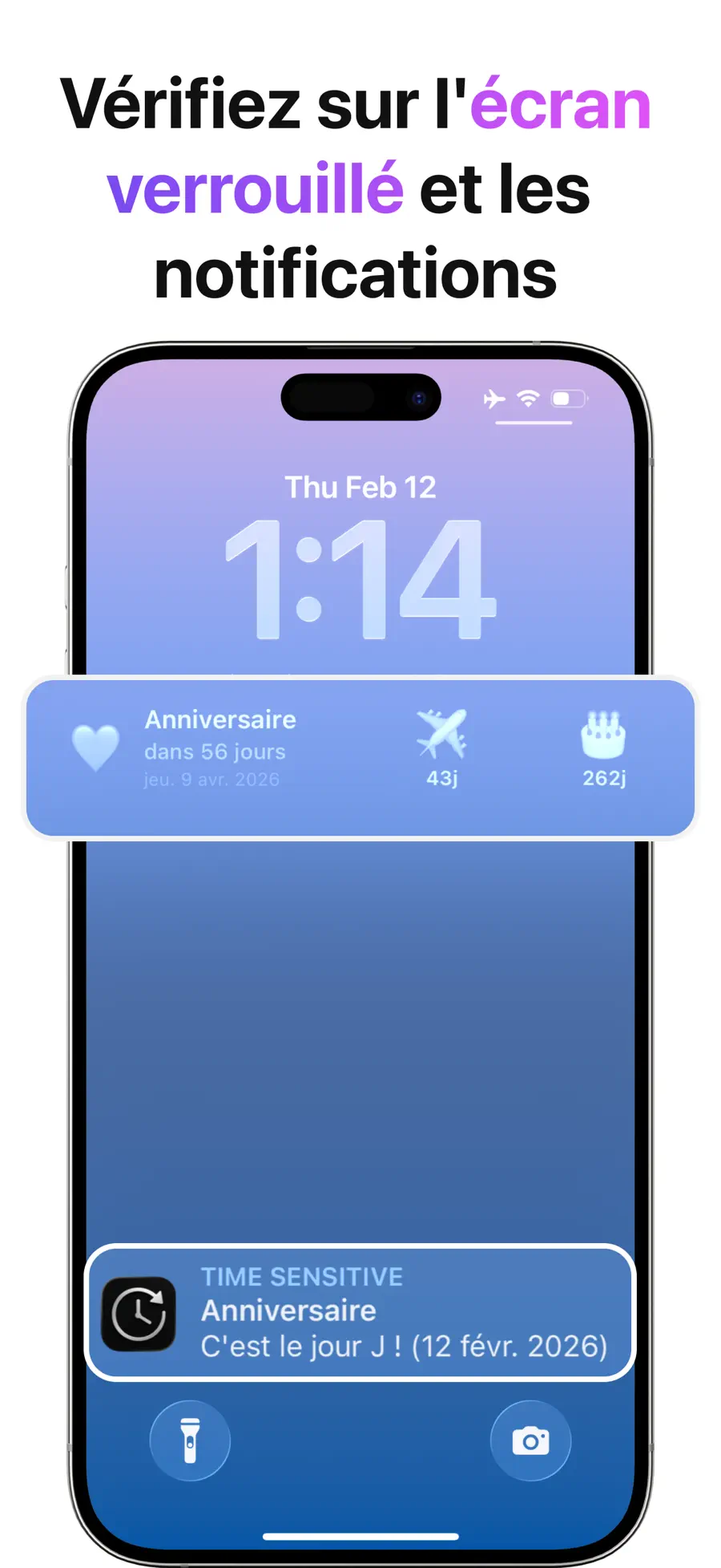 Compte à Rebours Widget + screenshot 3