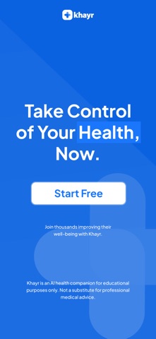 Khayr – AI Health Companion screenshot
