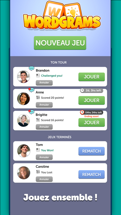 Screenshot #3 pour Wordgrams - Crossword & Puzzle