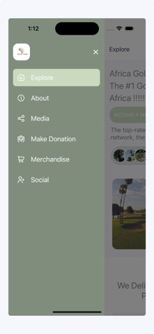 AFRICA GOLF ASSOCIATION screenshot