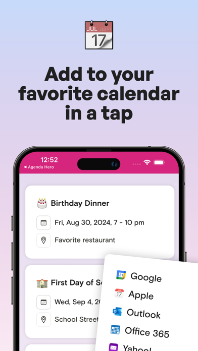 Agenda Hero Screenshot