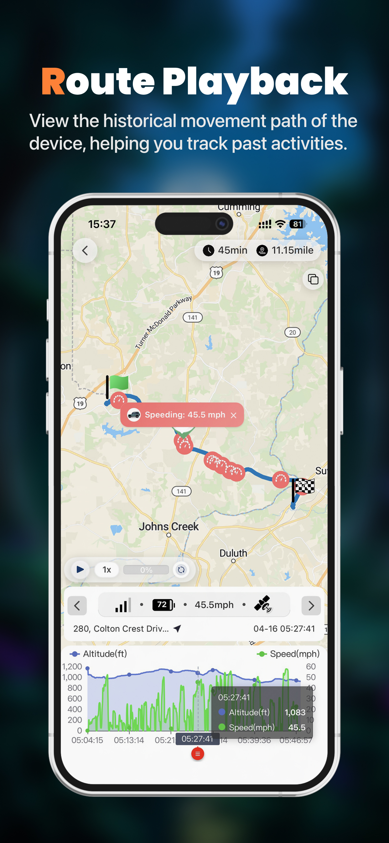QuadTrack: Global GPS Tracker screenshot 3