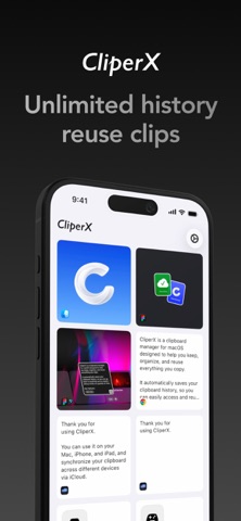 CliperX-Inspiration Collection iPhone screenshot